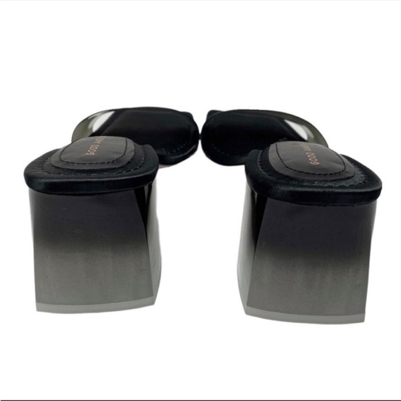 GOOD AMERICAN NEW Block Heel Square Toe Slide Sandal size 9 - Picture 11 of 12